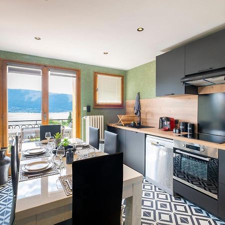 T4 Avec Vue Imprenable Sur Le Lac D'Annecy Apartment Veyrier-du-Lac Exterior photo
