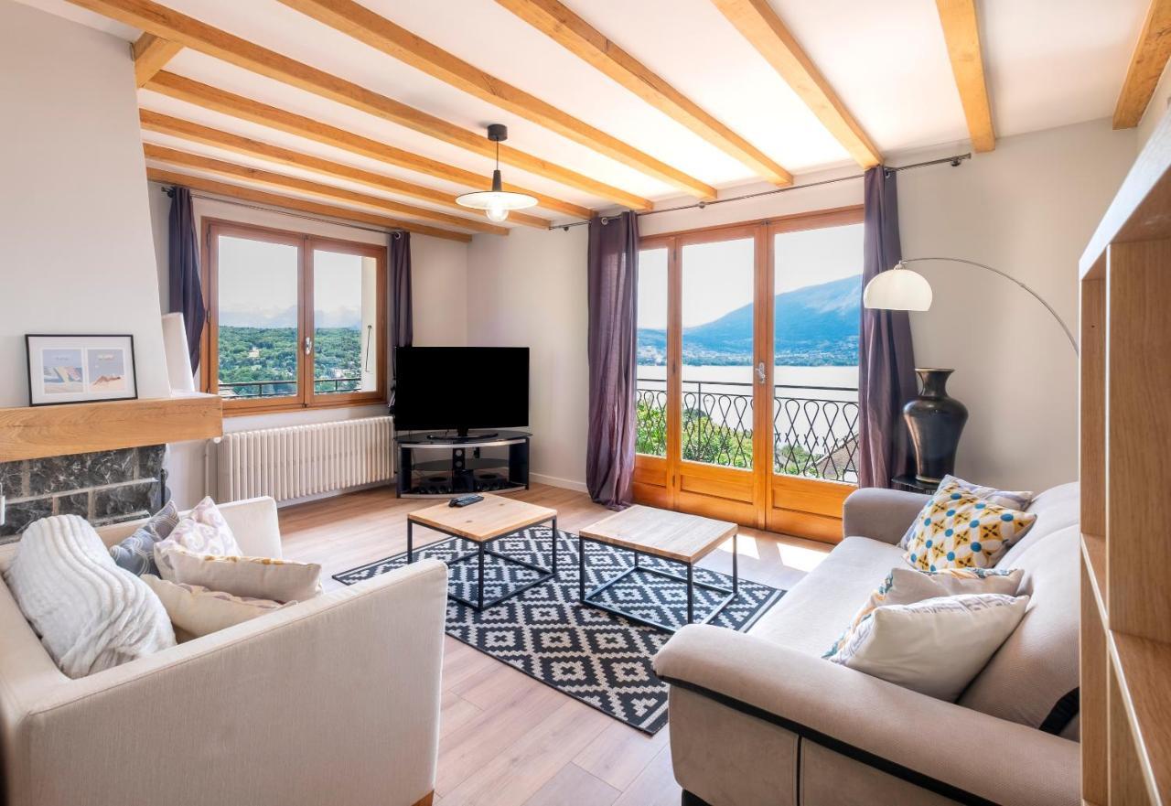 T4 Avec Vue Imprenable Sur Le Lac D'Annecy Apartment Veyrier-du-Lac Exterior photo