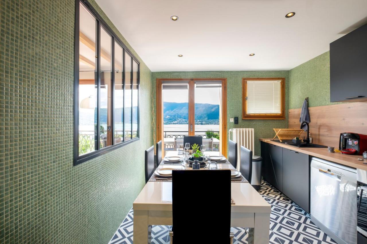 T4 Avec Vue Imprenable Sur Le Lac D'Annecy Apartment Veyrier-du-Lac Exterior photo